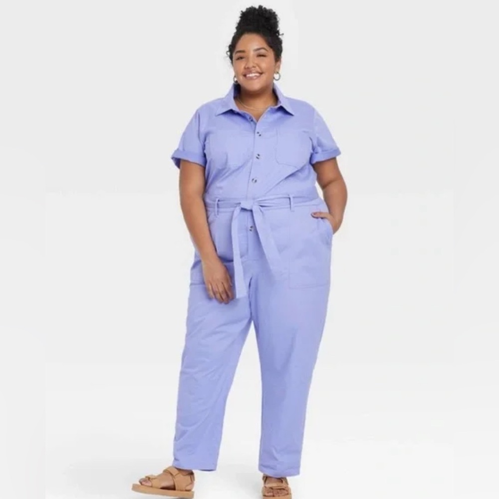 Purple jumpsuit NWT